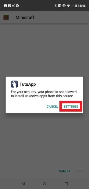 Va dans les paramètres Android