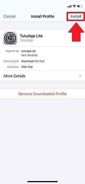 Instala el perfil renovado