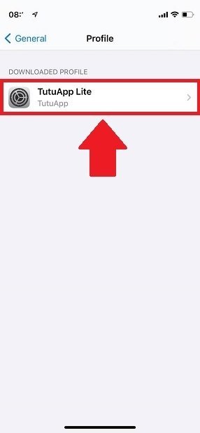 Certificado renovado de TutuApp
